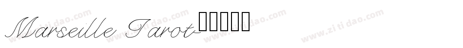 Marseille Tarot字体转换